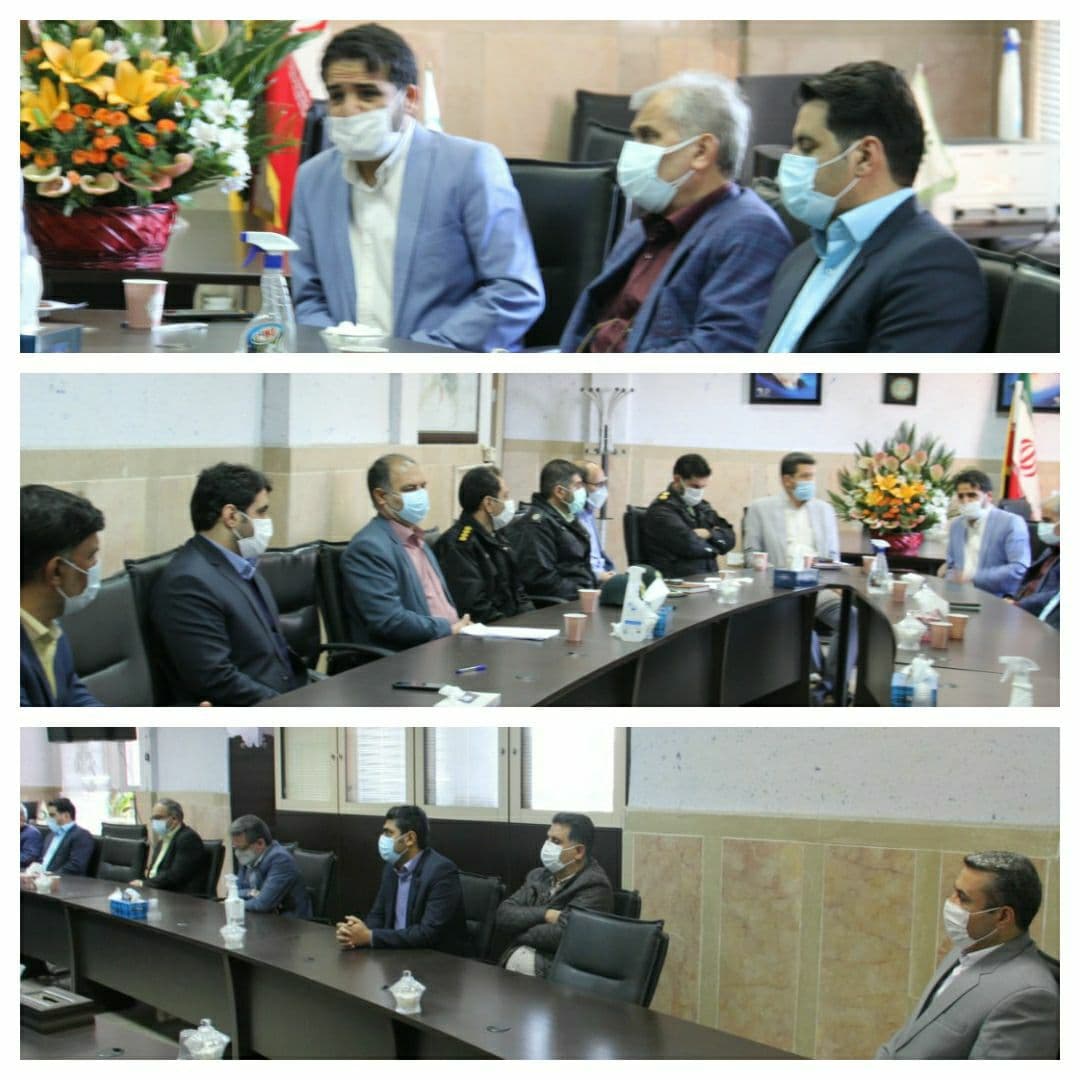 دیدار عیدانه شهردار بهمراه معاونین  درسال جدید با اعضای شورای اسلامی باقرشهر 