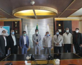 دیدار اعضای شورای اسلامی باقرشهربا مسئولین سایپاپرس